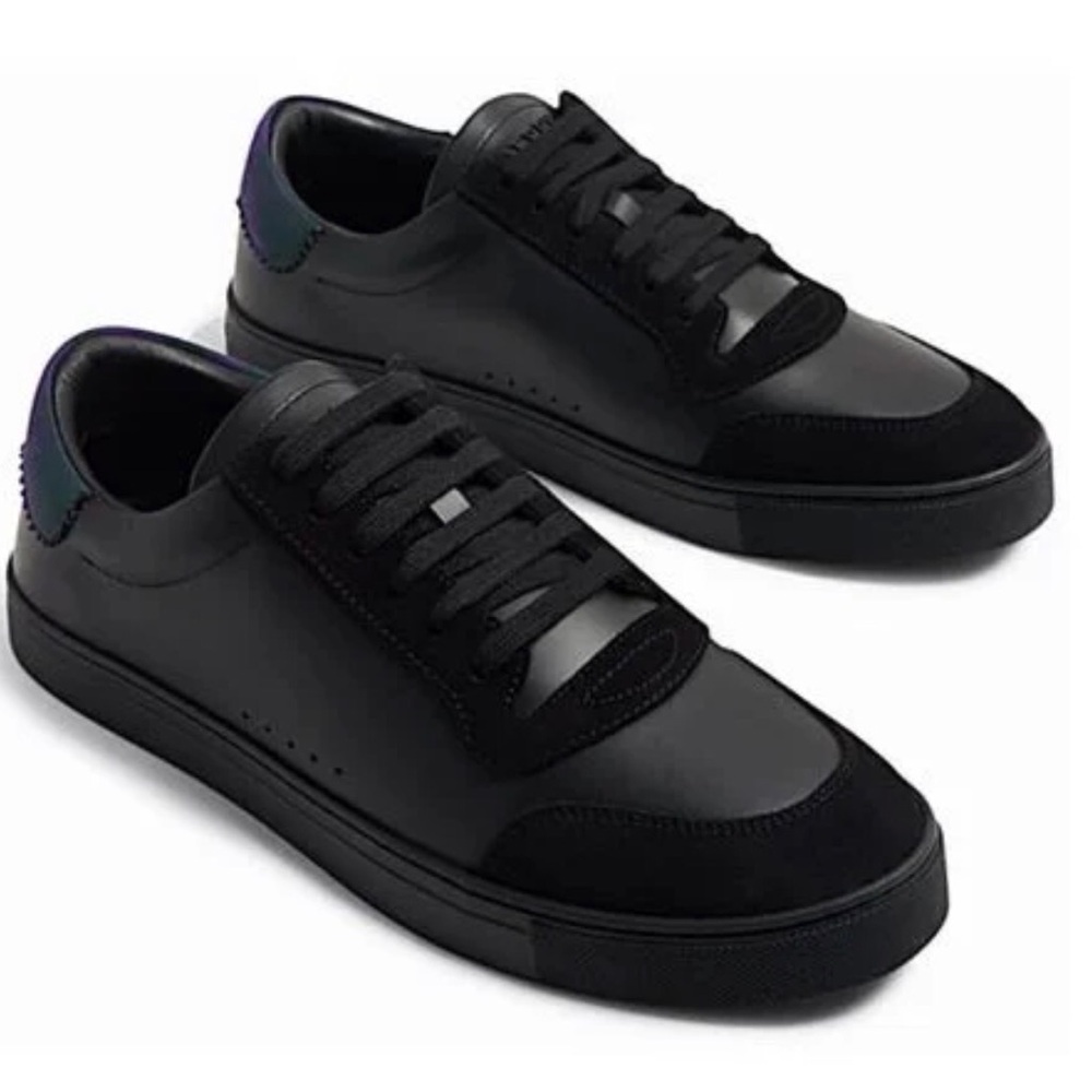 New Authentic Burberry Men's Black Low-Top Sneakers